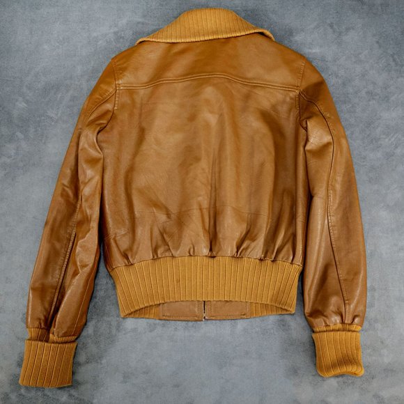 Gap Genuine Leather Zip-Up Jacket - Picture 2 of 10